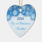 Notre 1er ornement de garde de Noël (Gauche)