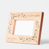 Notre 1ère Hanoukka - Cadres gravés personnalisés (Gauche)