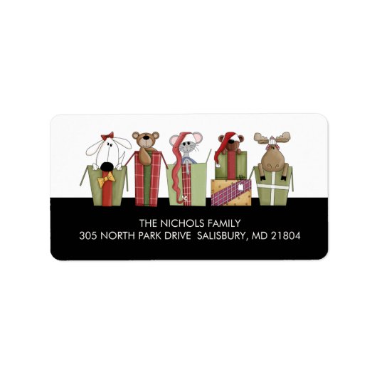 Notre adresse Étiquettes (Devant)