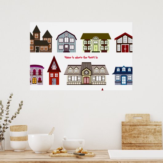 Notre affiche à la maison (Cuisine)