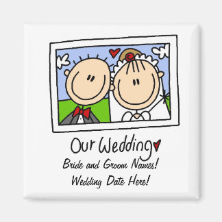 Notre aimant Mariage personnalisable