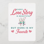 Notre amour est ma carte préférée de la Saint-Vale (Recto)