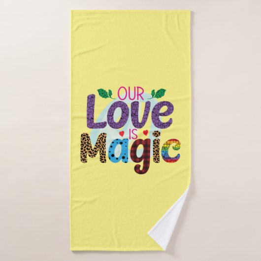 | Notre Amour Est Magique (Serviette de bain)