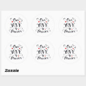 Notre amour est toujours Valentine Sticker (Feuille)