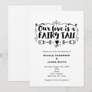 NOTRE AMOUR EST UN CONTE DE FÉE Invitation de mari