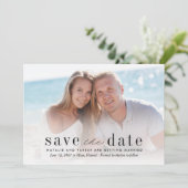 Notre Amour Mariage Photo Enregistrer La Carte Dat (Debout devant)