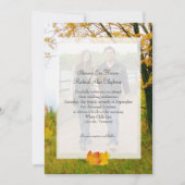 Notre arbre à l'automne Faire-part de mariage phot (Devant)