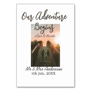 Notre aventure commence couple photo amour & merci