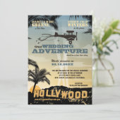 Notre aventure de mariage - faire-part de mariage (Debout devant)