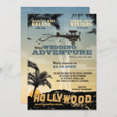 Notre aventure de mariage - faire-part de mariage (Devant / Derrière)