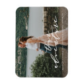 Notre aventure Sauvez la date Magnet photo (Vertical)