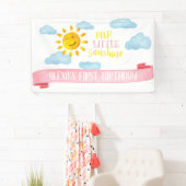 Notre Bannière d'anniversaire du petit soleil (En situation)