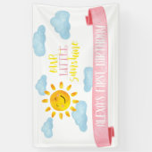 Notre Bannière d'anniversaire du petit soleil (Vertical)