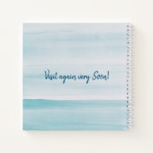 Notre Beach House Invités Carnet (Dos)