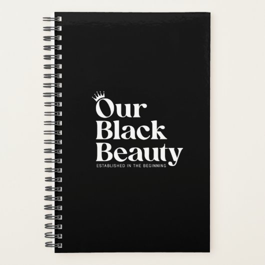 Notre beauté noire - Planificateur (Devant)