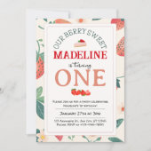 Notre Berry Sweet Invitation Anniversaire (Devant)