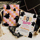 Notre Boo est deux Invitations d'Halloween