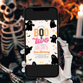 Notre Boo est deux Invitations d'Halloween