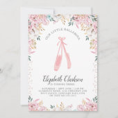 Notre Carte d'Anniversaire Petite Ballerina (Devant)
