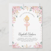 Notre Carte d'Anniversaire Petite Ballerina (Devant)