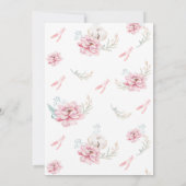 Notre Carte d'Anniversaire Petite Ballerina (Dos)