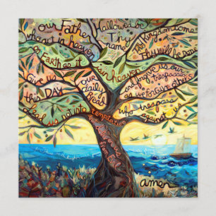 Notre carte de carré de père avec le dos fait sur