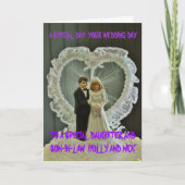 NOTRE CARTE DE JOUR DE MARIAGE (Devant)