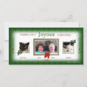 Notre carte de Noël ensemble (Devant)