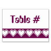 Notre carte de table 8 bits (Dos)