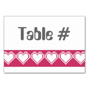 Notre carte de table 8 bits en framboise
