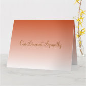 Notre carte de voeux papier Sympathie la plus sinc (Fleur jaune)