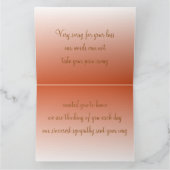 Notre carte de voeux papier Sympathie la plus sinc (Intérieur)