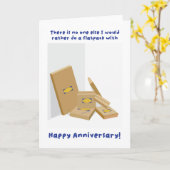 Notre carte Flatpack Anniversaire (Fleur jaune)