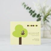 Notre carte postale mobile de nouveau nid (Debout devant)