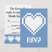 Notre carte RSVP 8 bits en périphérie (Devant / Derrière)