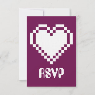 Notre carte RSVP à 8 bits pour vin