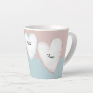 Notre Coeur Nana Turquoise & Peach Mug