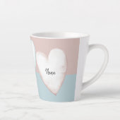Notre Coeur Nana Turquoise & Peach Mug (Droite)