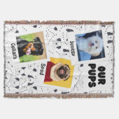 Notre couverture personnalisée pour chiens avec 3 (Devant)