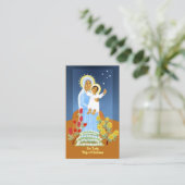 Notre Dame Aide des chrétiens carte de prière (Debout devant)