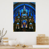Notre Dame Basilica Altar Poster (Keuken)