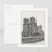 Notre Dame briefkaart (Voorkant / Achterkant)