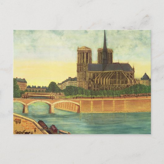 Notre-Dame c.1933 Briefkaart (Voorkant)