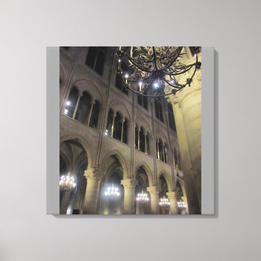 Notre Dame Canvas Afdruk (Voorkant)