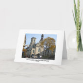 Notre Dame carte de Noël de Québec, Québec (Dos)