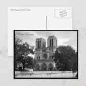 notre dame cathedraal briefkaart (Voorkant / Achterkant)