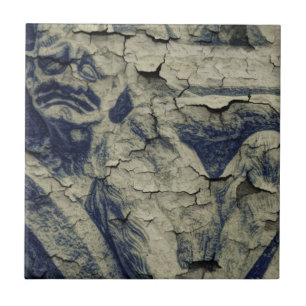 notre dame cathedraal standbeeld gothic gargoyle tegeltje