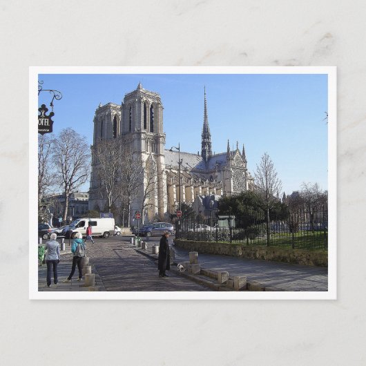 Notre-Dame Cathedral Briefkaart (Voorkant)