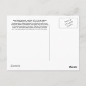 Notre Dame Cathedral Post Kaart (Achterkant)