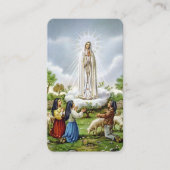 Notre-Dame de Fatima - Carte de "prière de pardon" (Devant)